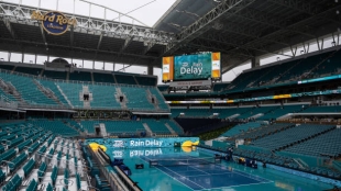 Rain predicted for the men's final of the Miami Open 2026. Photo: gettyimages
