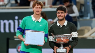 Alcaraz and Sinner play for the number 1 spot this weekend in Monte Carlo.