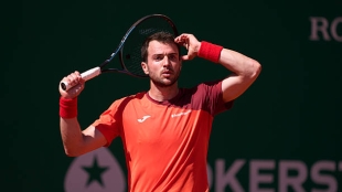 Bautista y Martínez se quedan a un partido del cuadro final de Montecarlo, pero todavía pueden ser Lucky Losers. Foto: Gettyimages