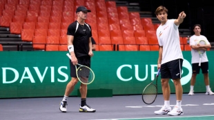 Davidovich y su charla pendiente con Ferrer: "Cuando termine Madrid, nos sentaremos y hablaremos sin problema". Foto: Gettyimages
