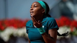 Gauff explica el motivo de su vómito durante su partido en el Mutua Madrid Open