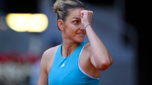 Pliskova y Kenin sonríen en Madrid