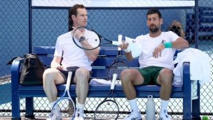 Murray: "Djokovic didn't learn anything from me, but I learned a lot from him." Photo: Gettyimages