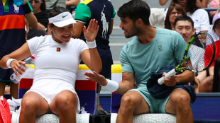 Alcaraz e Raducanu coincidono nel loro ultimo annuncio pubblicitario. Fonte: Getty.