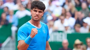 Horario y dónde ver el próximo partido de Alcaraz en Montecarlo. Fuente: Getty