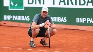 Sinner se entrena en Montecarlo antes de viajar a Madrid para practicar en la Caja Mágica