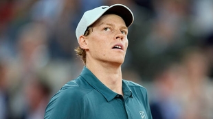 Jannik Sinner habla de Jódar. Foto: gettyimages