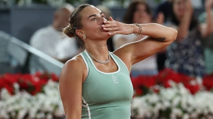 El mensaje de Sabalenka al público de Madrid: "La próxima vez...". Fuente: Getty