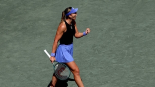 Paula Badosa gana a Sakkari en Charleston. Foto: gettyimages