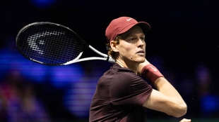 Jannik Sinner, doppio con Bergs a Montecarlo. Foto: gettyimages