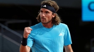 Tsitsipas resurge de sus cenizas para arrollar a Bublik en Madrid