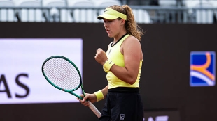 Andreeva and a milestone that had not been seen in Rome for 25 years. Photo: Gettyimages