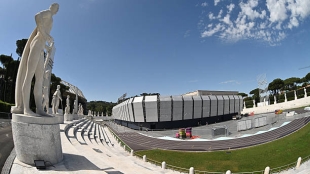 Así luce la nueva segunda pista principal del ATP de Roma