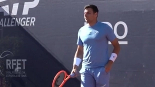 Bernabé Zapata cae en el Challenger de Valencia y pone fin a su carrera