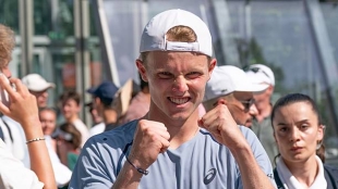 Le lucky loser de De Jong fait l'histoire à Roland Garros. Photo: Gettyimages