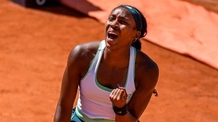 Gauff, tras salvar tres bolas de partido ante Jovic: "Mi cabeza estaba casi en el vestuario"