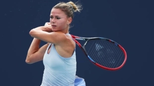 Giorgi sigue entrenando para su regreso a pesar de estar embarazada