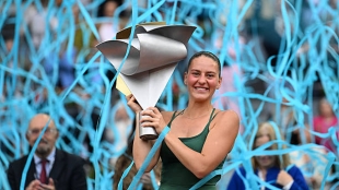 Kostyuk: "Quiero seguir haciendo lo mismo: trabajar y disfrutar del proceso, esto va del camino, no del destino". Foto: Gettyimages