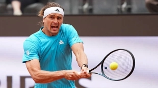 La última excusa de Zverev: "Es la peor pista en la que he jugado"