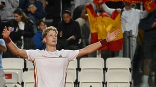 From Miami to Rome: Landaluce reaches the quarterfinals of a Masters 1000 again. Photo: Getty Images