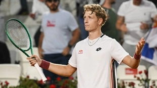 Landaluce: "Estoy jugando mi mejor tenis en tierra batida"