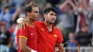 Nadal habla de la parte positiva de la lesión de muñeca de Alcaraz
