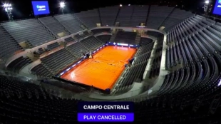 Cinco partidos aplazados en Roma por culpa de la lluvia
