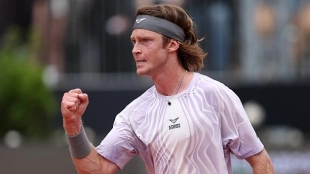 Rublev acaba con la rebelión de Basilashvili y se cita con Sinner en Roma
