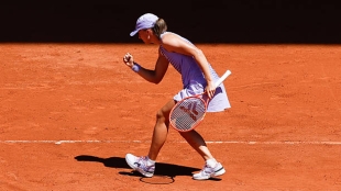 Swiatek ne trouve pas de rival à Bejlek et est déjà en troisième tour de Roland Garros. Photo : Gettyimages