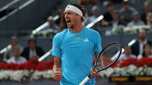 Un magnífico Zverev fulmina el sueño de Blockx y buscará su revancha con Sinner. Foto: Gettyimages