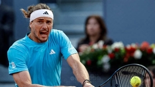 Zverev se pone a la altura de Sinner en un brutal dato en Masters 1000