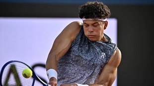 Ben Shelton perde a Roma. Foto: gettyimages