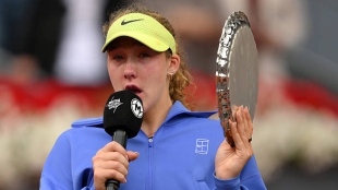 El emotivo discurso de Andreeva tras caer en la final de Madrid. Fuente: Getty