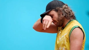 Inexplicable derrumbe de Trungelliti en Ginebra: dejó escapar un 7-5, 5-1