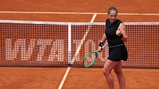 Jelena Ostapenko, bad vibes with Kalinskaya. Photo: gettyimages.