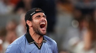 Matteo Berrettini parla a Roland Garros 2026. Foto: gettyimages