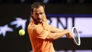 Así fue la táctica perfecta que Medvedev le estaba aplicando a Sinner en Roma