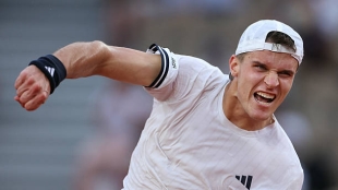 Mensik se recompone para acabar con Rublev en una batalla épica. Fuente: Getty