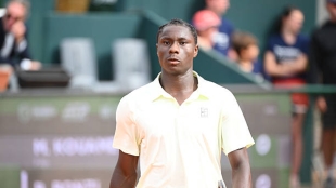 Moise Kouamé, histórico duelo con Cilic. Foto: gettyimages