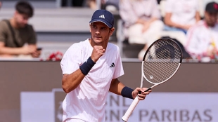 Rafael Jódar gana a Tien en Roma. Foto: gettyimages