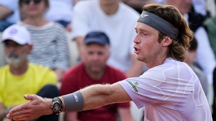 Andrey Rublev, sentido de vivir. Foto: gettyimages