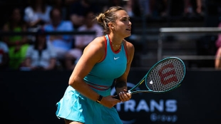 Sabalenka, histórico cuadro en Berlín. Foto: gettyimages