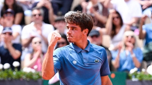 Thomas Faurel, en Roland Garros 2026. Foto: gettyimages