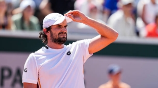 Valentin Vacherot, caldo a Parigi. Foto: gettyimages.