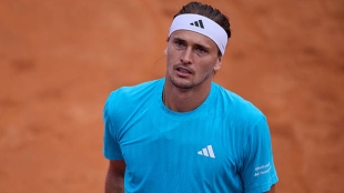 "Zverev monta rabietas como un niño". Fuente: Getty
