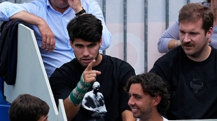 Alcaraz apunta a tres posibles torneos para su vuelta. Foto: Gettyimages