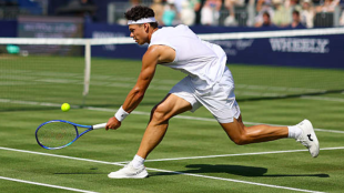 Ben Shelton affirms that he already has the last piece to shine on grass. Source: Getty

Ben Shelton affirme qu'il a déjà la dernière pièce pour briller sur herbe. Source : Getty.