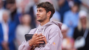 Cobolli: "Nunca esperé en mi vida este tipo de resultado y estoy muy orgulloso de mí mismo". Foto: Gettyimages