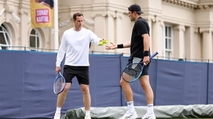 Draper vuelve con victoria y con Murray en el banquillo: "He jugado como hacía él, ganando feo"