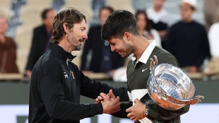 Ferrero wades in between Alcaraz or Sinner: "Carlos is ahead". Source: Getty Images.